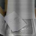 Modern Ceiling Light, 36.2'' LED Dimmable Acrylic Square 6+1 Rings Ceiling Lights with Remote, White Flush Mount Ceiling Light Fixture for Low Ceiling Bedroom Living Room Dining Room, 130W