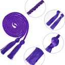 6 Pieces Graduation Honor Cords Tassels Honor Cords with Tassel for Graduation Students