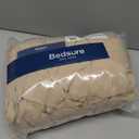 Bedsure Deep Beige Duvet Cover Queen Size - 3 Pieces Prewashed Cotton-Like Extra Soft Bedding Set, Includes 1 Duvet Cover 90x90 Inches with Zipper Closure & 2 Pillow Shams, Comforter Not Included