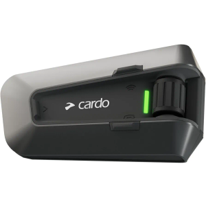 Cardo PACKTALK Edge Motorcycle Bluetooth Communication System Headset Intercom - Single Pack