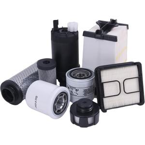 Filter Service Kit Compatible with Bobcat S450 S510 S530 S550 S570 S590 S595 S630 S650 T450 T550 T590 T595 T630 T650