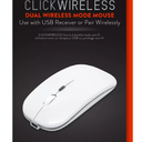 Helix Dual Wireless Mode Mouse - White