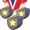 Yaomiao 10/20 Pcs 2. 4'' Award Medals Bulk Gold Winner Team Participation Medals for Kids Adults Metal Trophy Tournaments Competitions Award Prize Gift