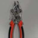 8"MIG Welding Pliers, Multi-functional Carbon Steel MIG Welding Pliers with Insulated Handle, Long Nose Wire Cutting Tools - Reliable and Durable (1Pack, Red)