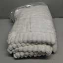 Smiry Couch Cover for Dogs Washable, Non Slip Fuzzy Pet Couch Covers for 3 Cushion Sofa Pet Friendly, Thick Soft Sofa Slipcovers Cushion Protector (White, 27.6" x 59")