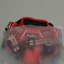 Funfox Dog Harness No Pull, Adjustable Pet Vest Harness, Super Soft Material with Vertical Handle Easy Control, Reflective Night Walking, 2 Leash Clips for Medium Sized Dogs, Red, M