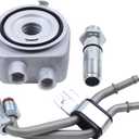 Engine Oil Cooler with Pipe for Chevrolet GMC Cadillac Buick | for Chevrolet Malibu Camaro Equinox Traverse Cadillac ATS CT6 CTS Buick Envision Regal TourX GMC Terrain