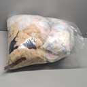 Bedsure Cute Dog Bed for Small Medium Dogs - Washable Furry Puppy Beds, Rectangle Orthopedic Corduroy Fleece Pet Beds with Removable Zipper Cover, 25x21x7inches,Sandy Beige