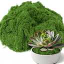 Fake Green Moss 7.05 oz Artificial Moss for Crafts Potted Plants Indoor, Faux Moss Decor for DIY Decorative Table Centerpieces, Glass Containers, Party Wedding & Fairy Garden Floral (Light Green)