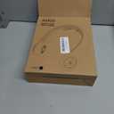 Portable Lightweight Neck Fan, 5 Speeds, Neck Support, Valentine's Gifts for Men Women, USB Rechargeable Personal Bladeless Wearable Cooling Neck Fan for Hot Flashes, Disneyland, Travel (Dark Blue)