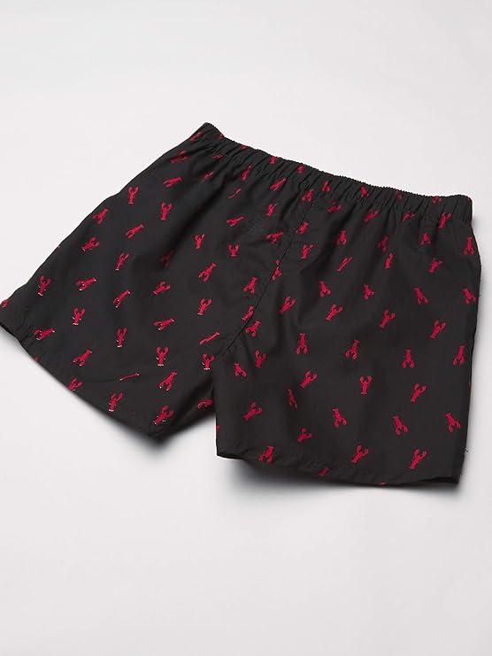 Nautica Men's Boxer Shorts, Lobster Black XL