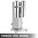 VEVOR Milkshake Double Head Electric Blender, 180W, Silver, 800ml