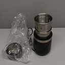 SHARDOR Electric Super Silent Blade Coffee Grinder, Timed Grind Control Rotary Knob, Adjustable Coarse to Fine for Coffee Beans, Spices & Herbs, with 2 Removable Stainless Steel Bowl, Black