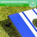 GoSports Portable Cornhole Sets, 8 Styles Choose 4 x 2 ft  Boards Include 8 Bean Bags, Travel Case, and Game Rules