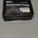 Automatic Small Sump Pump with Water Sensor, 8 FT Lift 70 GPH 115V/230V Mini Condensate Pump with Float Switch, Water Removal for Dehumidifier, Air Conditioner, Ice Maker, Basement, Auto On Off (Black)