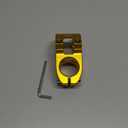 31.8mm Bike Stem 45mm Aluminum Alloy Bicycle Handlebar Stem with Hex Wrench for Mountain Road Bike BMX MTB Cycling, Sand Gold