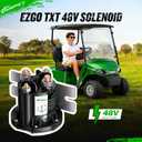 EZGO 48V Solenoid Relay, Golf Cart Solenoid for Electric EZGO TXT 2010-up and All 48 Volt MPT 800/1000 Vehicles Golf Cart, OEM# 612711