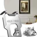 LZC 20Pcs Claw Drywall Picture Hanger: Wall Hooks for Hanging Picture Mirror Photo Poster Kit - No Damage Heavy Duty Wall Hanger for Room Office Decor Easy Tool-Free Nail-Free Holds Up to 40Lbs