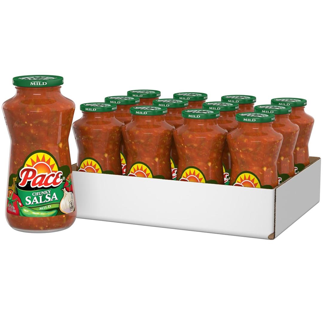12 pack, Pace Mild Salsa, BB Date: 05/13/26 