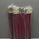 Yellow Mountain Imports Wooden Mahjong Racks, 18 Inches - Set of 4 Mahogany Color Racks - Includes Brass Ends for Attaching Pushers and Stacking Scoring Coins (Racks Only Set)