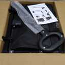 Max Collapsible Folding Wagon - Heavy Duty Utility Cart, 65L Capacity, 380 lbs Load, All-Terrain Wheels, Compact Fold for Camping, Garden, Beach, Shopping (Black) (Black)