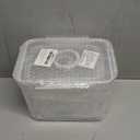 2 Pack Flour Sugar Storage Container,Plastic Food Storage Containers with Airtight Lids,Canisters Sets for The Kitchen,Sugar,Flour,Cereal,Baking Supplies,Rice,Pantry Organization Bin(5.2&2.9L)