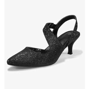 mysoft Women's Dress Shoes Low Heels 2 inch Kitten Pumps Sling back Wedding Party Medium/Wide Width Shoes size 11 W