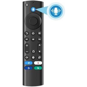 Replacement Voice Remote Control Compatible with Fire Smart TV Stick Lite, for FireStick(2nd gen/3rd gen/4K Max)/TVs Cube, for Insignia Fire Smart TV 3rd gen with Voice Controller