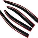 CCIYU Side Window Deflector Sun Rain Guard 4Pcs Set Replacement for 2003-2008 for Toyota Corolla