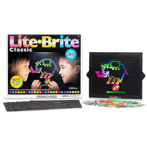Lite Brite Classic, Favorite Retro Toy  Create Art with Light, STEM, Educational Learning, Holiday, Birthday, Gift, Boys, Kid, Toddler, Girls Age 4+
