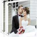 Magicool Premium Acrylic Photo Frame- Magnet Photo Frame -Double Sied Thick Desktop Frames (5x5 2 Pack)