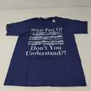 What Part Of Music Don't You Understand Funny Music Note T-Shirt Medium Blue