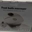 GEHONA Collapsible Foot Spa Bath with Heat,Foot Massager with Two Side Supports,Leakage Protector,Temperature Control,Bubbles,Red Light,Timer,Feet Spa Tub,Feet Soaker,Gifts (Black)