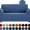 Joccun Stretch Loveseat Couch Cover, Water Repellent Sofa Slipcover for 2 Cushion Couch, Washable Furniture Protector Cover for Living Room (Medium55"-78"), Riverside)