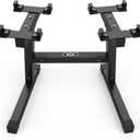 Nuobell Adjustable Dumbbell Stand and Rack. Perfect for Nuobell Adjustable Dumbbell Set. Safe, Convenient and Prevents Accidents. This is a Nuobell Dumbbells 80lb Rack / Stand Only, No Weights Included.