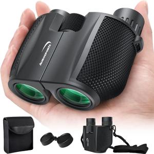 Aurosports 10x25 Binoculars for Adults and Kids, Large View Compact Binoculars with Low Light Vision, Easy Focus Small Binocular for Bird Watching Outdoor Travel Sightseeing Concert Hunting Hiking Aurosports 10x25 Binoculars for Adults and Kids, Large View Compact Binoculars with Low Light Vision, Easy Focus Small Binocular for Bird Watching Outdoor Travel Sightseeing Concert Hunting Hiking