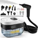 2500W Portable Handheld Steam Cleaner, 54oz Large Water Tank, 3-Level Adjustable Handle, 15s Fast Heating Steam Steamer with 20 Pcs Accessories, Plug-and-Play Design for Home Kitchen Car Cleaning