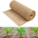 Erosion Control Blankets, 40 Inch x 15 ft, 60 Sq. ft. Coverage, Straw Garden and Landscape Cover, Seed Protector Cover, Jute Erosion Control, Soil Saver Mesh Blanket for Garden Farm