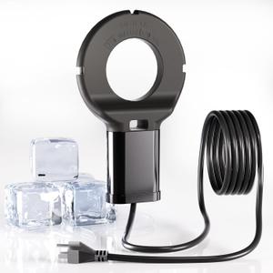 GUEOQTC 250 Watt Bird Bath DeIcer with Thermostat, Cast Aluminum Submersible Chicken Water Heater, Heated Bird Bath, Power Cord 9.8 Ft