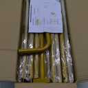 Wedding Arch Backdrop Stand Square 8.2FT Heavy Duty Metal Frame, Balloon Arch Stand Adjustable Photo Booth Decor for Baby Showers, Halloween Parties, Birthdays, Anniversaries Gold