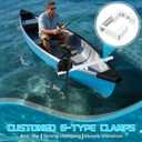 Kayak/Canoe Trolling Motor Mount Bracket & Fishing Accessories Mount Platform for Kayak/Canoe, Large