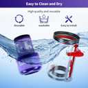 Upgraded Dust Bin Replacement Compatible With Dyson V11 V15 ONLY Fit SV14 SV15 SV22,1 Canister Bin for Part no.970050-01 and Part no.965443-01 with 1 HEPA Filter NOT for V10 V8 V7