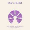 Lansinoh Breast Therapy Packs, Hot and Cold Breast-Pads with 2 Soft Covers, Postpartum Essentials for Nipple Pain Relief, Mastitis, Engorgement, Support for Breastfeeding and Pump Aid, 2 Pack