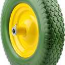 Wheelbarrow Tire - FLAT FREE- Never have a Flat Again - Universal Fit - Industrial Grade