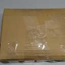 72 Inches Christmas Tree Skirt for Xmas Tree Holiday Party Decorations White Plush Gold Sequin Snowflake