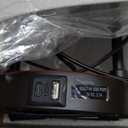 Black Table Lamps for Living Room Set of 2 - Farmhouse Lamps for Night Stands with USB A+C, Bedside Lamps for Bedroom, 24'' Industrial Lamp for Living Room End Tables