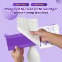 24 Pack Disposable Mop Pads for Power Mop Multi-Surface Mop, Floor Cleaning Replacement Mopping Pads Refills