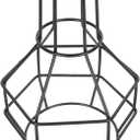 Vintage Iron Lampshade Retro Birdcage Design Metal Pendant Lamp Cover for Ceiling Wall Light Fixture Wear-resistant Hollow Shade for Cozy Home Decor and