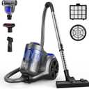 Canister Vacuum Cleaner, 1700W 45Kpa Bagless HEPA Vacuum