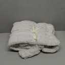 Cozy Bliss Faux Fur Throw Blanket for Couch, Cozy Soft Plush Thick Winter Blanket for Sofa Bedroom Living Room, 50 * 60 Inches Beige